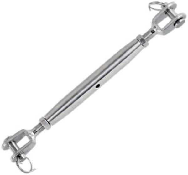 Stainless G316 Jaw / Jaw Pipe Turnbuckle